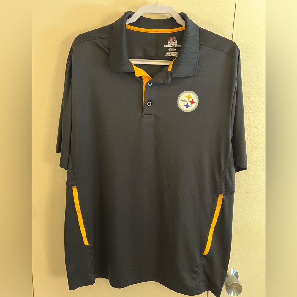 GUC Majestic Men’s Pittsburgh Steelers Short Sleeve Polo